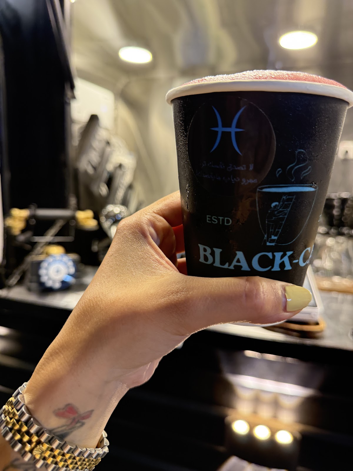 BLACK CAF